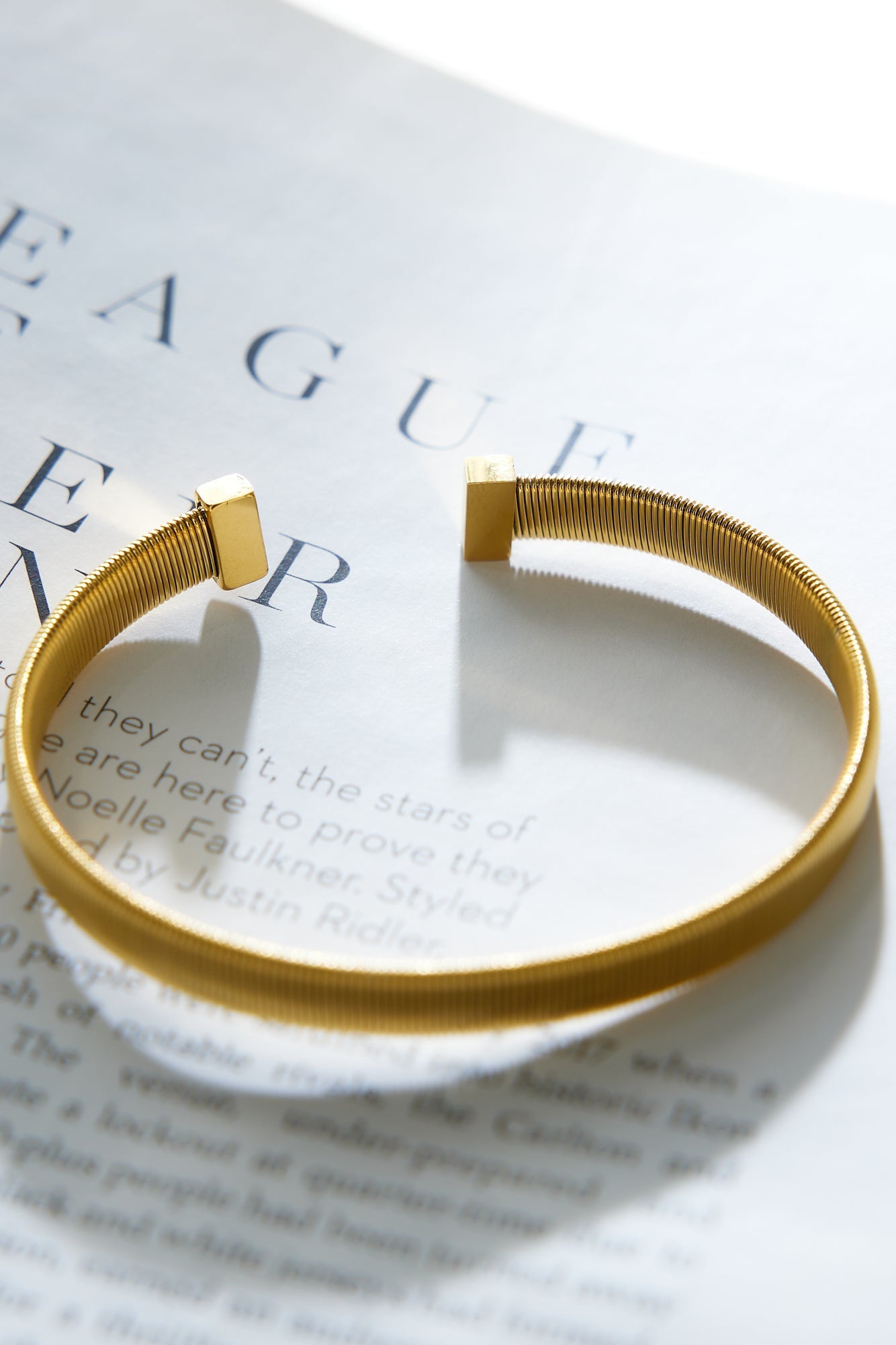 18k gullbelagt armbånd med stempel