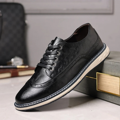 The Brogue Genuine Leather Sneaker