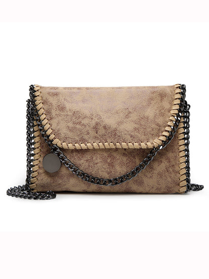 Take Away crossbody-clutch, brun