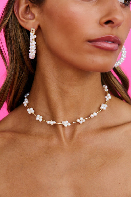 18K guldpläterad tyst liv halsband