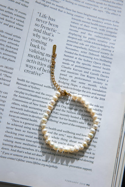 18k gullbelagt Pretty Girl-armbånd i gull