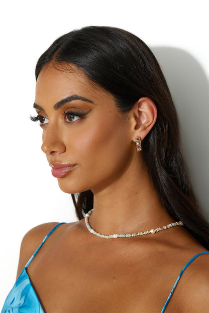 18k gullbelagte Gorg Gems-øredobber i gull