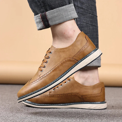 The Brogue Genuine Leather Sneaker