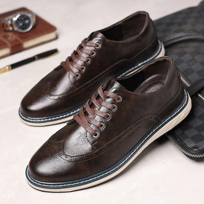The Brogue Genuine Leather Sneaker