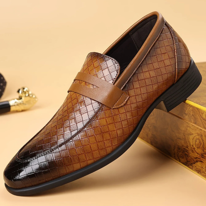 The Corté Weave Leather Loafers