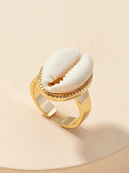Åpen ring med skall 